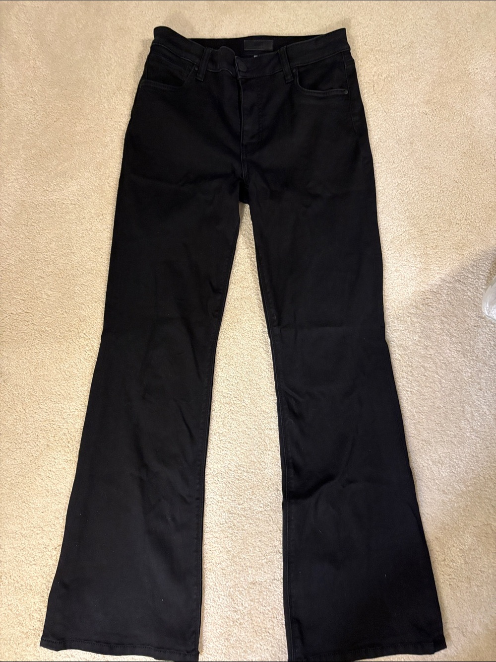 Kut from the Kloth Black Flare Jeans Stella Fab Ab